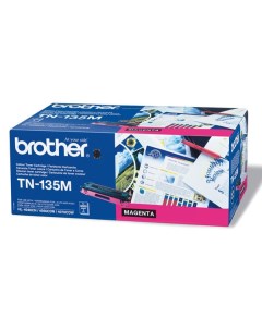 Тонер картридж для лазерного принтера TN135M пурпурный оригинальный Brother