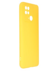 Чехол DF для Xiaomi Redmi 10C Silicone Yellow xiCase 64 Df-group