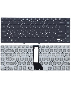 Клавиатура для ноутбука Acer Aspire R7 571 черная c подсветкой Оем
