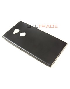 Силиконовый чехол Металлик для Sony XA2 ultra dual черный Tpu case