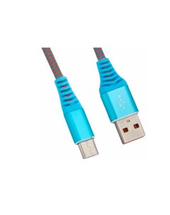 USB кабель Micro USB Носки голубой 1 м Liberty project