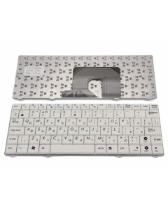 Клавиатура для ноутбука Asus 04GOA112KRU10 V100462BK белая Sino power