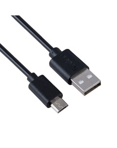 Кабель microUSB USB 2 А 1 2 м быстрая зарядка передача данных черный BW1432B Belsis