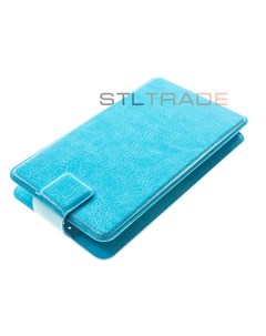 Чехол флип Clever SlideUP универсальный размер S 3 5 4 3 голубой Clever case