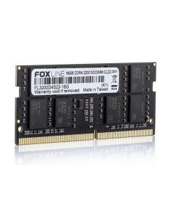 Оперативная память FL3200D4S22 16G_RTL DDR4 1x16Gb 3200MHz Foxline