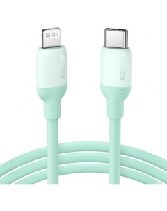 Кабель US387 20308 USB C to Lightning Silicone Cable 1м зеленый Ugreen
