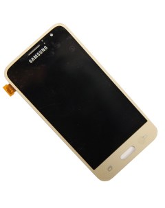 Дисплей для Samsung SM J120F Galaxy J1 2016 в сборе с тачскрином 4 3 TFT золотой Promise mobile