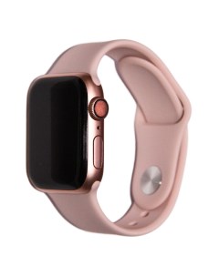 Ремешок для Apple Watch 38 40 mm Sport Band силикон L Розовый песок Promise mobile