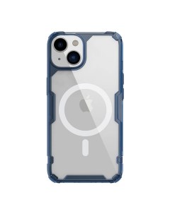 Чехол Nature Pro Magnetic для Apple iPhone 14 Plus синий Nillkin