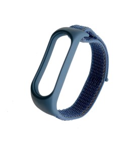 Ремешок на фитнес браслет Xiaomi Mi Band 7 синий Qvatra