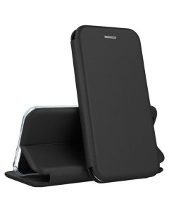 Кожаный чехол книжка с функцией подставки для Samsung Galaxy A52 Черный Open color