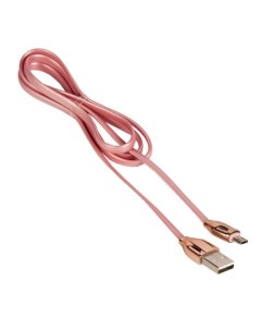 Кабель USB RC 035m Laser LED для Micro USB 2 0А длина 1 0м розовый Remax