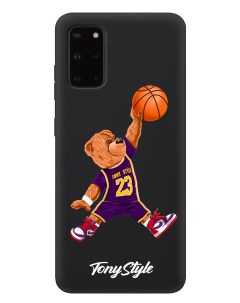 Чехол Samsung Galaxy S20 Plus баскетболист с мячом Tony style