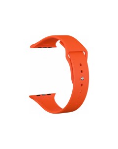 Ремешок силиконовый для Apple Watch 40мм оранжевый Nobrand