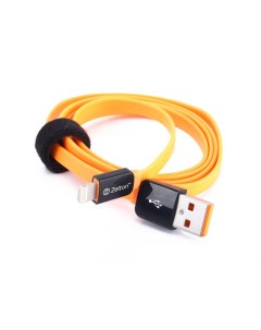 Кабель USB передачи данных Flat разъем Lightning плоский ZTLSUSBFCA8BO Zetton