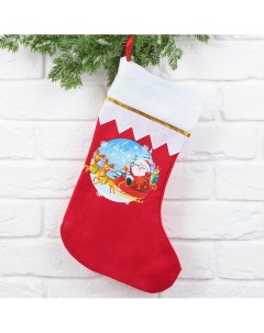 Мешок носок для подарков Зимнее волшебство