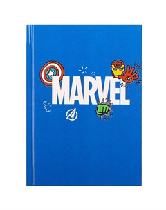 Блокнот а6 40 листов в твердой обложке мстители Marvel