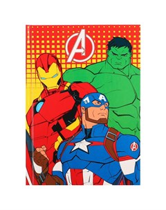 Блокнот а6 40 листов в твердой обложке мстители Marvel