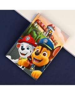 Блокнот а6 40 листов в твердой обложке Paw patrol