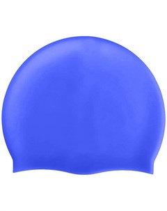 Шапочка для плавания силиконовая одноцветная B31520 1 Синий Sportex