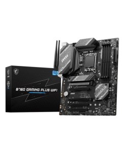 Материнская плата ATX B760 GAMING PLUS WIFI LGA1700 B760 4 DDR5 6800 4 SATA 6G RAID 2 M 2 5 PCIE 2 5 Msi