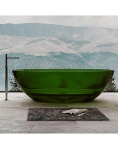 Ванна Kristall AT9702Emerald прозрачная зеленая Abber