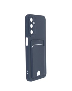 Чехол для Samsung A24 4G Pocket Matte Silicone с карманом Dark Blue NPM65196 Neypo