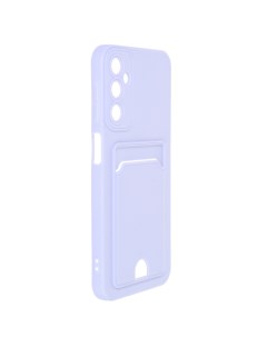 Чехол для Samsung A24 4G Pocket Matte Silicone с карманом Lilac NPM65192 Neypo