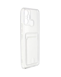 Чехол для Infinix Smart 6 Plus Pocket Silicone с карманом Transparent ACS56678 Neypo