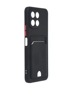 Чехол для Honor X6 X8 5G 70 Lite 5G Pocket Matte Silicone с карманом Black NPM59835 Neypo
