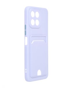 Чехол для Honor X6 X8 5G 70 Lite 5G Pocket Matte Silicone с карманом Lilac NPM59830 Neypo