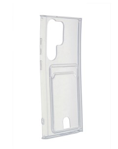 Чехол для Samsung Galaxy S23 Ultra Pocket Silicone с карманом Transparent ACS65757 Neypo