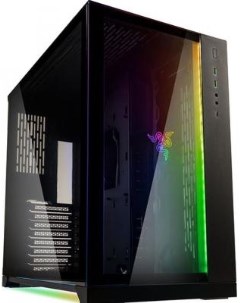 Корпус E ATX PC O11 Dynamic Razer Edition Без БП чёрный Lian li