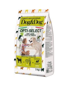 Корм для собак Expert Premium Opti Select ягненок сух 3кг Dog&dog