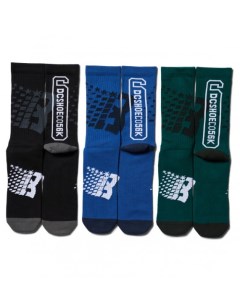 НОСКИ 3 ПАРЫ В УП BRONZE DC CREW M SOCK MUL Dc shoes