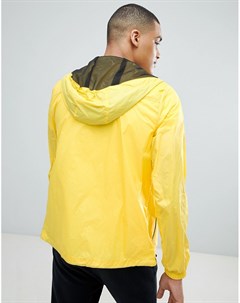 Куртка неоново желтого цвета с контрастной молнией Another influence