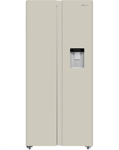 Холодильник Side by Side WSBS 600 Be NoFrost Inverter Water Dispenser Weissgauff