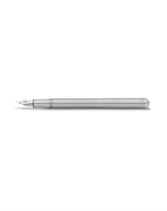 Ручка перьевая LILIPUT Stainless Steel F 0 7 мм цвет корпуса стальной Kaweco