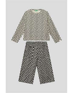 Свободная пижама из хлопка Benetton undercolors