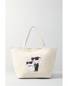 Хлопковая сумка шоппер k ikonik 2 0 k c Karl lagerfeld