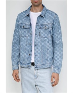 Куртка джинсовая с фирменным принтом Karl lagerfeld