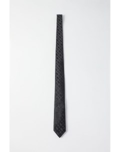 Шелковый галстук с фирменным принтом Boss