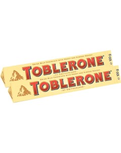 Шоколад Toblerone Молочный с медово миндальной нугой 100г упаковка 2 шт Mondelez