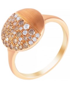 Кольцо с 50 бриллиантами из красного золота Джей ви