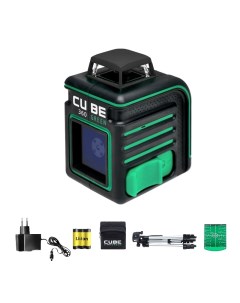 Лазерный уровень CUBE 360 GREEN Professional Edition А00535 Ada