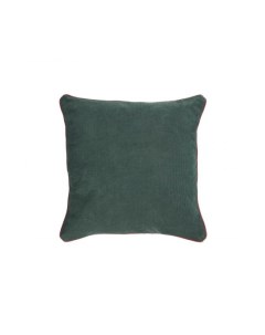 Чехол для подушки Kelaia 100 хлопок вельветовый зеленый с оранжевой окантовкой 45 x 45 cm La forma (ex julia grup)