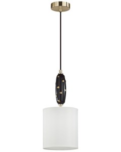 Подвесной светильник золотой черный белый металл керамика ткань E14 1 40W Odeon light