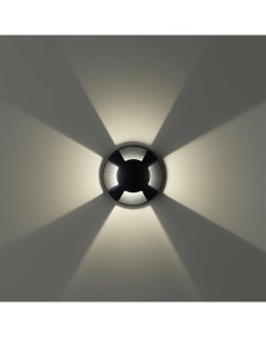 Встраиваемый грунтовый светильник NATURE черный металл IP67 LED 3W 4000K 12V 24V Odeon light