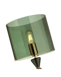 Абажур для высокой лампы TOWER E27 1 60W зеленый стекло 4889 1S Odeon light