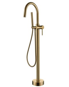 Напольный смеситель для ванны с душем Uno 469 MG матовое золото Boheme